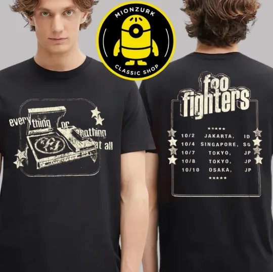 FF Band Fighters Tokyo 2025 Merch Tour Live In 2025 Two Sided Unisex T-Shirt