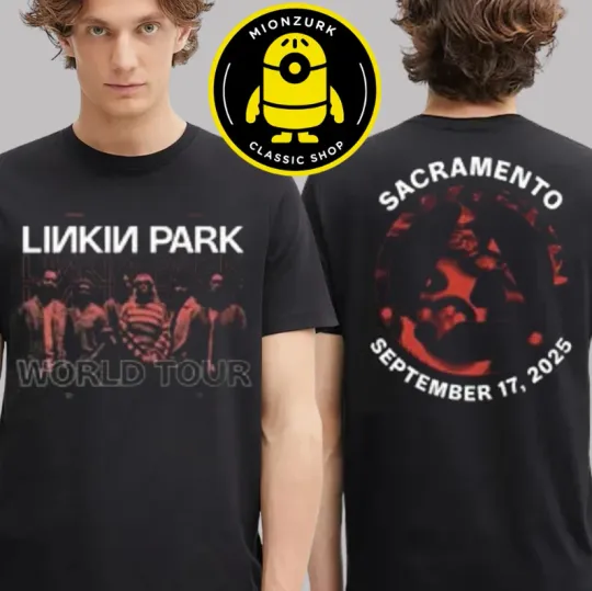 Linkin Park From Zero World Tour 2025 Sacramento Ca Golden 1 Center Sep 17 Shirt