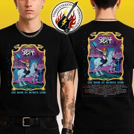 Discover Castle Rat The Book Of Beast Tour 2025 Schedule List September 4 Unisex T-Shirt