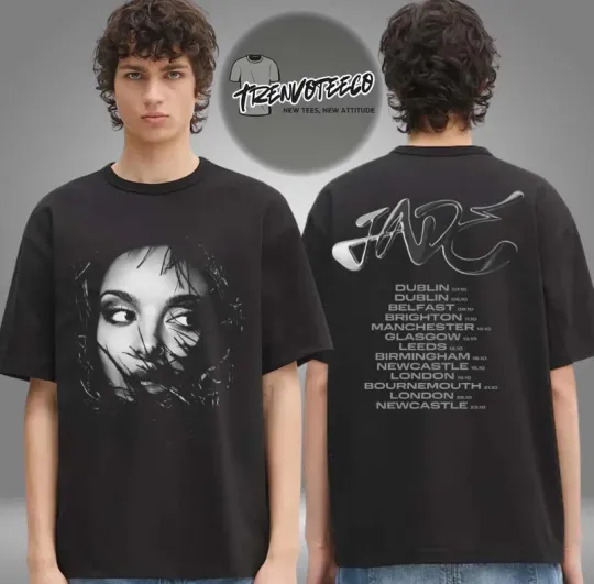 Discover JADE Merch Uk And Ire Dateback Tour Two Sided Unisex T-Shirt