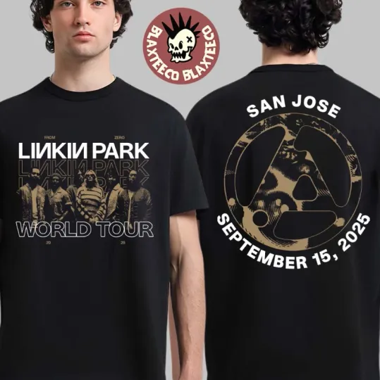 Linkin Park From Zero World Tour 2025 San Jose California Sept 15 T-Shirt