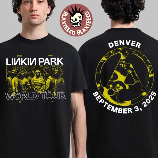 Linkin Park Denver Colorado From Zero World Tour 2025 Exclusive Sept 3 T-Shirt