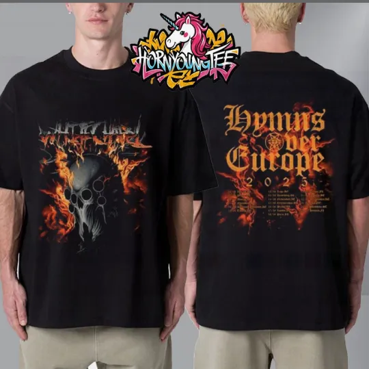 Discover Whitechapel Band Hymns Over Europe Tour 2025 Unisex Two Sides T-Shirt