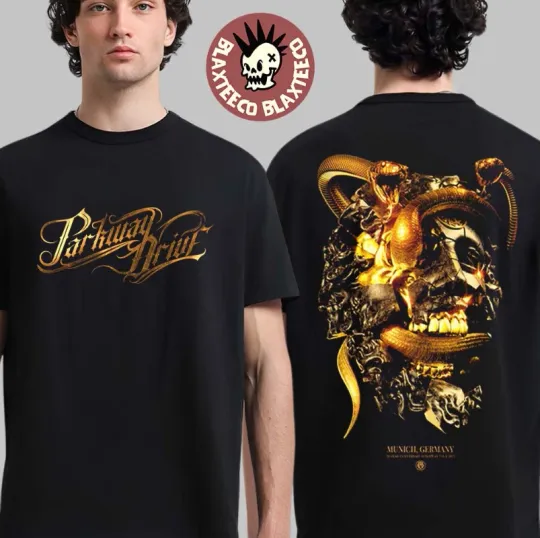 Discover Parkway Drive Munich Germany 2025 20 Years Anniversary European Tour Sept 20 Tee