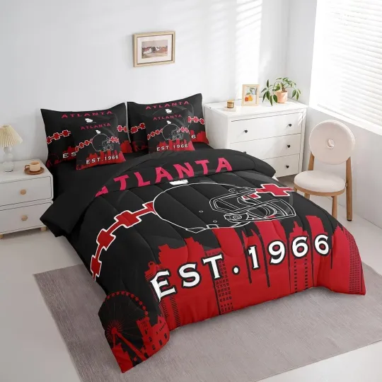 Atlanta Falcons Bedding Set Football set