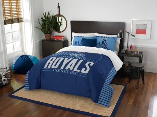 Kansas City Royals Bedding Set Football set