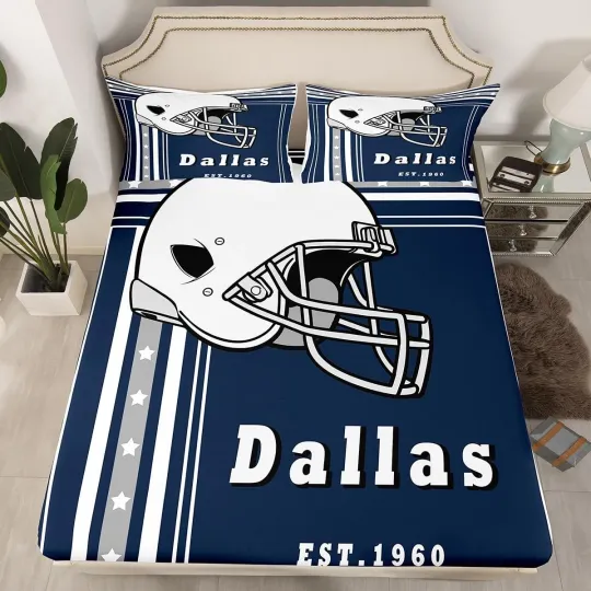 Discover Football City Lover Bedding Set Gifts for Boys Girls Be...