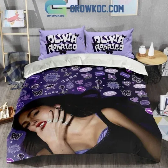 Olivia Rodrigo 2025 Guts Tour Fan Celebrating Bedding Set, Home Decor