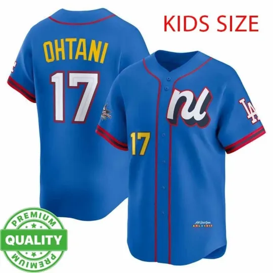 Shohei Ohtani #17 All Star Baseball Jersey Holiday 3D AOP Adults Kids Size
