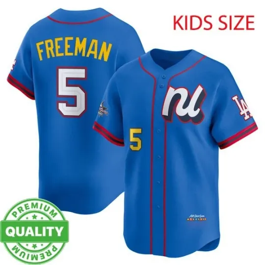 Discover #5 Freddiie Freeman 2025 Baseball Jersey 3D AOP Gift for Adults Kids Youth