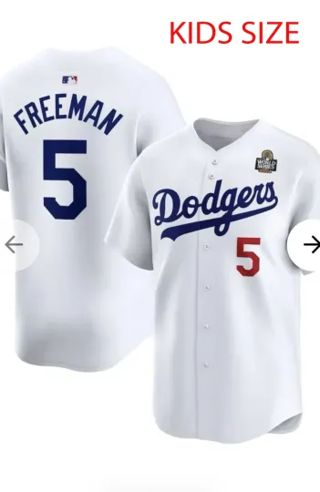 Discover Freeman #5 Baseball Kids Baseball Jersey 3D AOP Adults Youth