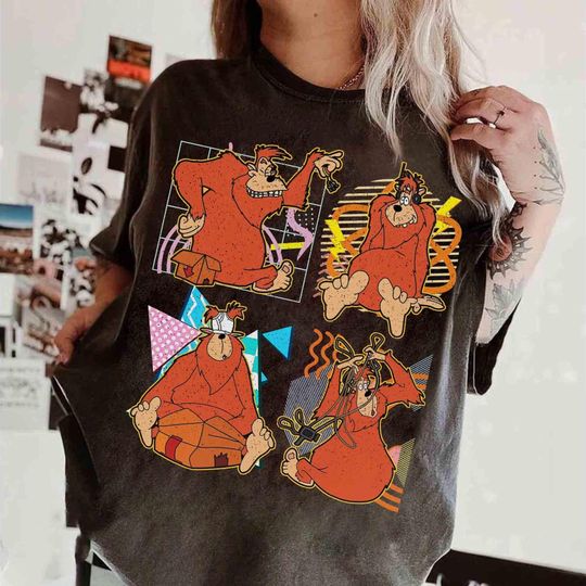 Discover Retro 90s Style Funny Bigfoot Emotions A Goofy Movie Shirt, Magic Kingdom Trip Unisex T-shirt Family Birthday Gift Adult Kid Toddler Tee