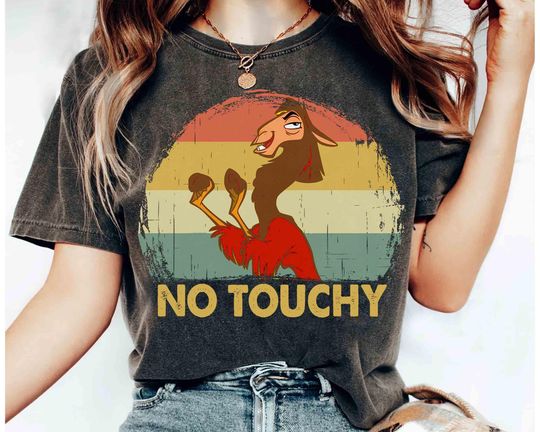Discover Disney Retro Emperor's New Groove Kuzco Llama No Touchy T-shirt, Disneyland Trip, Family Birthday Gift Adult Kid Toddler Tee