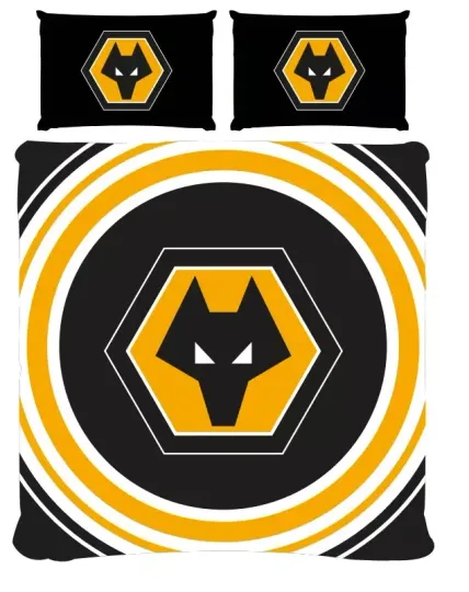Discover WOLVERHAMPTON FC DOUBLE DUVET COVER SET FOOTBALL BEDDING