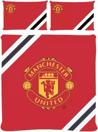 Discover Manchester United FC Duvet Cover Bedding Set Home Gift