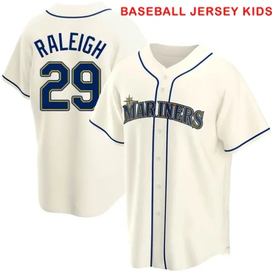 Discover Collection Cal Raleigh Baseball Jersey kids All Size S-5XL men