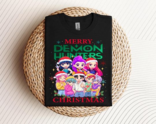 Discover Kpop Christmas T-Shirt Sweatshirt | KPop Party | Demon Hunters