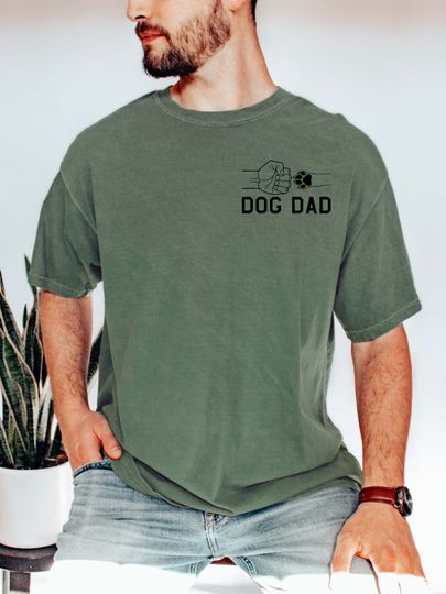 Discover Dog Dad Shirt, Dog Lover Shirt, Funny Dog Tee, Dog Father, Dog Dad, Dog Daddy Shirt, Gift From The Dog, Dog Dad Gift