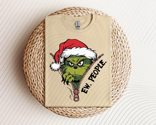 Discover Christmas Ew People Joke T-Shirt for Holiday Party