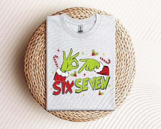 Discover Six Seven 6-7 Trending Joke T-Shirt | Viral Internet Meme | Popular 6-7 Sweatshirt