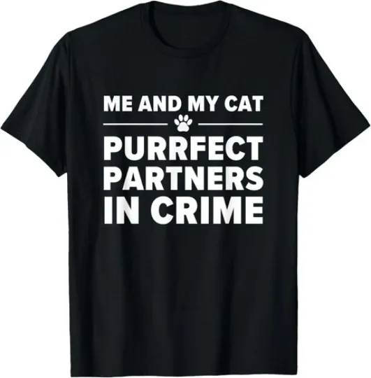 Discover Me and My Cat Kitten Cat Lover Cat Owner Cat Dad Cat Mom T-Shirt