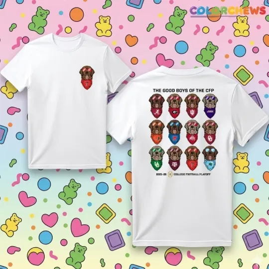 Texas Tech 2025 CFP Good Boys Of The CFP Merch T-Shirt