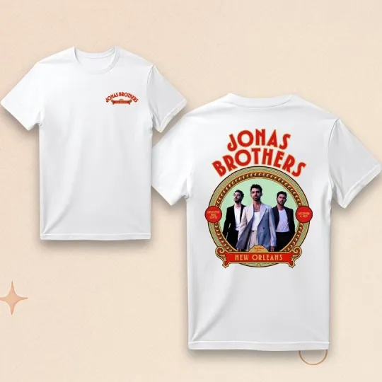 Jonas Brothers Dec 6 2025 Smoothie King Center New Orleans, LA T-Shirt