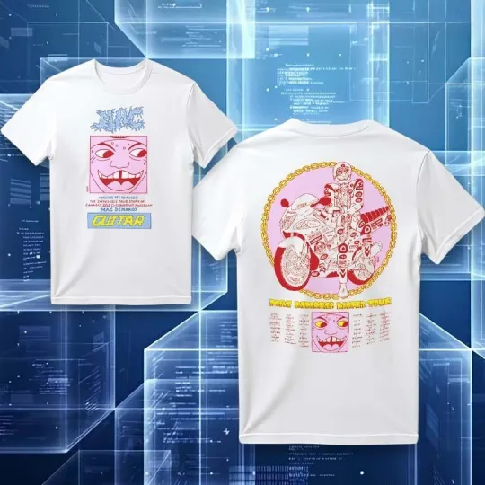 Discover Mac Demarco Guitar 2025 Tour Two Sided T-Shirt