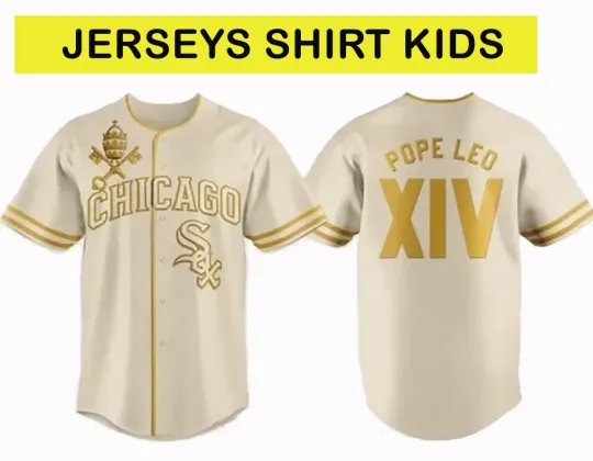 Discover Chi-ca-go Whi-te Sox Pope Leo SAND Baseball Jersey