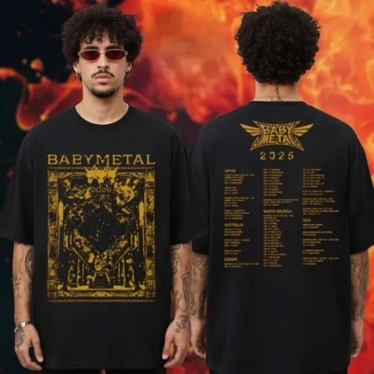 Metal Idol 2026 Gold Limited Edition Two Sided Unisex T-Shirt 2D