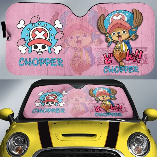 Discover Tony Chopper Car Sunshade, Car Accessories