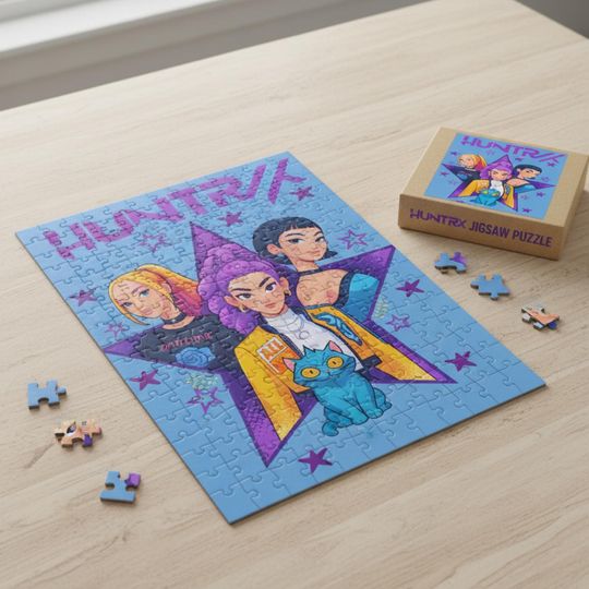 K-Pop Demon Hunters Jigsaw Puzzle, Kids' Puzzle, Relaxing Activity