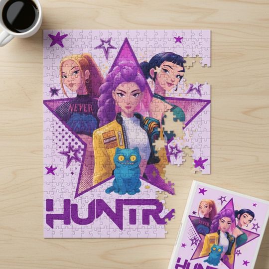 K-Pop Demon Hunters Jigsaw Puzzle for Kids and Adults