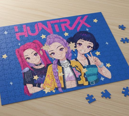 K-Pop Demon Hunters Jigsaw Puzzle, Children's Fun, Relaxing Puzzle Activity