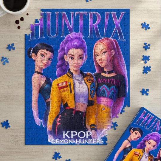 K-Pop Demon Hunters Jigsaw Puzzle, Children's Entertainment, Relaxing Activity