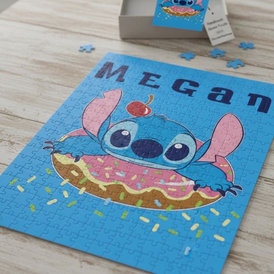Discover Lilo and Stitch Jigsaw Puzzle - Children's Puzzle Toy, Relaxing Activity, Personalized Gift