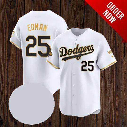 Discover Hot Tommy Edman #25 wHITE Jersey All Sizes S-5XL