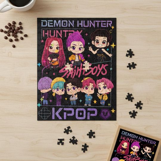 K-Pop Demon Hunters Jigsaw Puzzle, Children's Puzzle, Relaxing Activity
