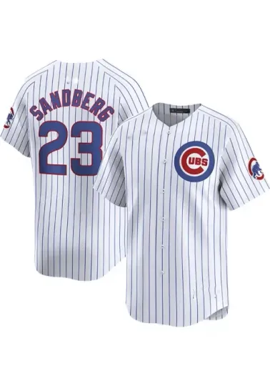 Discover Ryne Sandberg Mens White Home 2024 Limited Baseball Jersey BTN2003