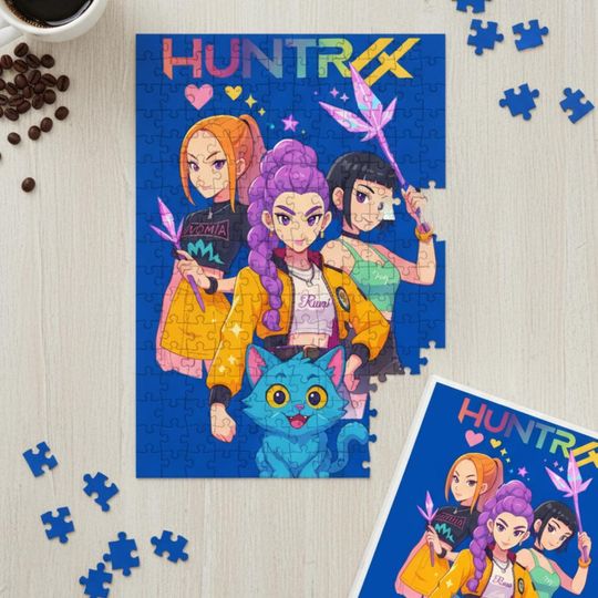 K-Pop Demon Hunters Jigsaw Puzzle for Kids and Adults
