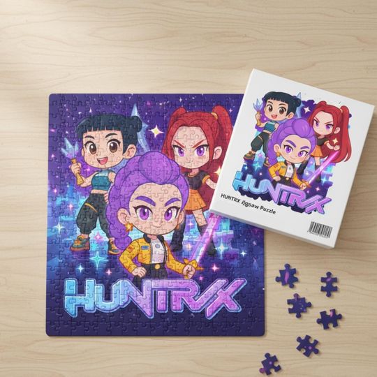 K-Pop Demon Hunters Jigsaw Puzzle, Children's Puzzle, Relaxing Activity