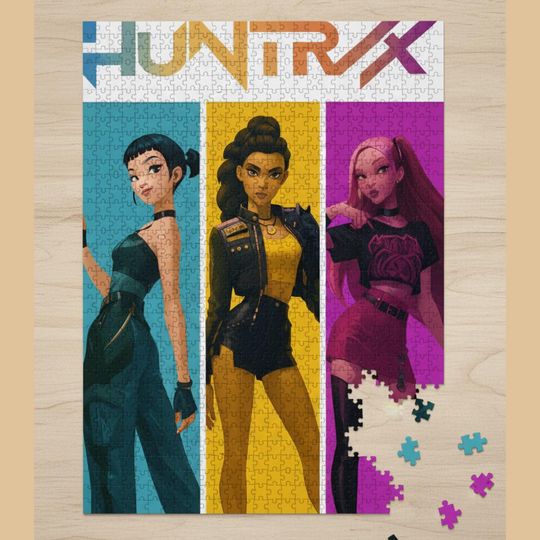 K-Pop Demon Hunters Jigsaw Puzzle, Children’s Fun, Relaxing Puzzle Activity