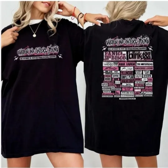 Discover When We Were Young 18 October 2025 Festival TShirt