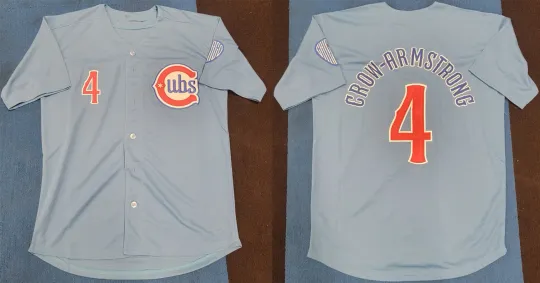 Discover PETE CROW ARMSTRONG NEW BLUE JERSEY ALL SIZE S-5XL