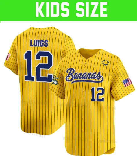 Discover Savannah Bananas Jersey Baseball Jersey Player S-5XL YELLOW Gifl