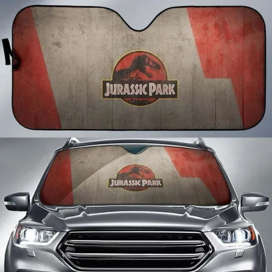 Discover Vintage Jurassic Park Car Sun Shade