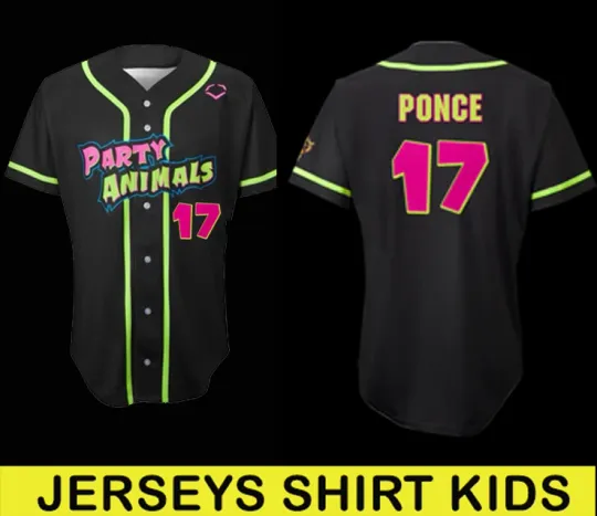 Discover Savannah Bananas Brandon Crosby Baseball Jersey kids black AOP #17