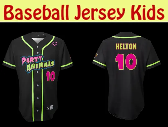 Discover Bret Helton # 10 Savannah Bananas Jersey YOUTH Party Jersey Black S-5XL