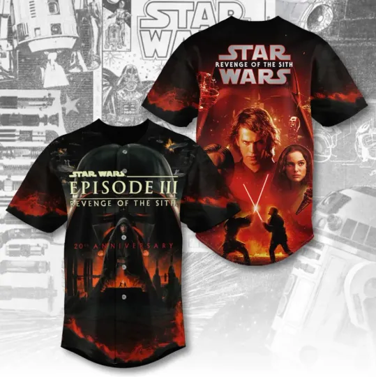 Star Wars Episode III Revenge Of The Sith Baseball Jersey
