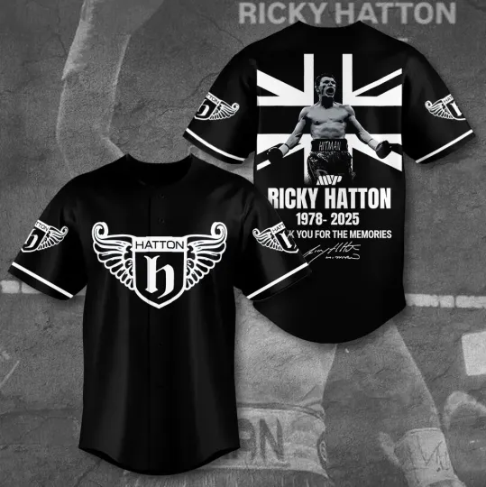 Ricky Hatton 1978-2025 Thank You Baseball Jersey